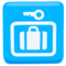Left Luggage emoji on Messenger